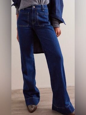 We the free Windward Boot cut Jeans in Dark Blue